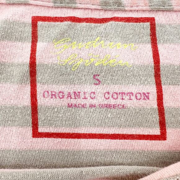 Gudrun Sjoden Striped Boat Neck Top Medium - Picture 3 of 4